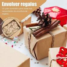 CYPNPapel Kraft 12 pulgadas x 100 pies Rollo de Papel Kraft Rollo de Papel Café para Envoltura de Regalos Postal Arte de Pared Manualidades Tableros de AnunciosFashion - 219765299 - Ver 5