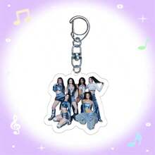 KATSEYE Keychain, Sophia, Lara, Chanelle, Daniela, Yoonchae, Manon, New Album & Songs, Kpop Fans Merch Goods, Acrylic 2D Keychain, Concert Fangoods, Christmas Gift, Small Gift, Collectible - Multicolor - View 10