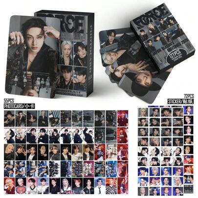 127PCS Stray Ki Ds Photo Card & Sticker Set, 2026 Japan SEASON'S GREETINGS "FORCE" Collection, HD LOMO Mini Photocards & Stickers, Know Changbin I.N Fan Support Merchandise, Limited Idol Collectibles, DIY Scrapbook & Journal Decoration, Birthday & Holiday Gift For STAY Fans