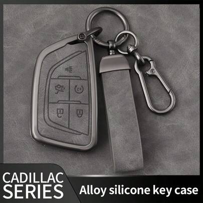 غطاء مفتاح السيارة من سبيكة الزنك ل- Cadillac ATS-L XTS XT4 XT5 XT6 CTS CT4 CT5 CT6 ATS 28T SRX Escalade، اكسسوارات السيارات