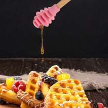 CYPNMAGICLULU Cucharas Para Miel De Silicona 5 Piezas Agitador Antiadherente Para Tarro De Miel Y Jarabe Herramientas De Cocina Para Regalos Y FiestasFashion - 224157611 - Ver 8