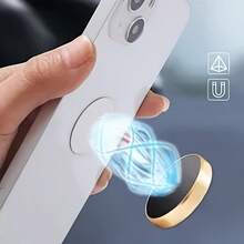2026 New Magnetic Phone Holder, Car Mounted Magnetic Phone Stand, Residue-Free Adhesive, Reusable, Non-Damaging To Dashboard, High Temperature Resistant, Strong Magnetic Adsorption, Stable And Shake-Proof