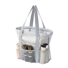 Mesh Swimming Bag, Fitness Bag, Fashionable Sports Ultralight Handbag, Beach Bag - Multicolor - View 15