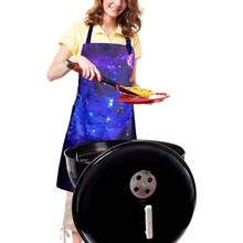 Adjustable Waterproof Apron Bib Apron With 2 Pockets Cooking Kitchen Aprons Women Men Chef - 銀河圍裙 - 查看 3