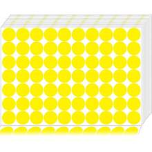 1400 PCS Yellow Dot Stickers Round Coding Labels Circle Dots Labels Stickers Polka Circle Dot Stickers Label Sticker For Office,Classroom,Papers Etc - Yellow/1400pcs - View 1