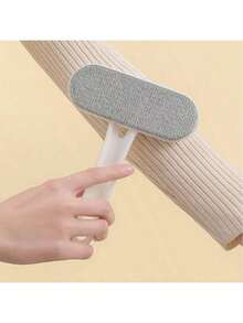 1pc Reusable Dust Brush, Double-Sided Pet Hair Remover, Manual Static Cling Lint Brush, Suitable For Cats, Clothes, Sofa, Furniture, Bedding, Carpet Cleaning, Durable Polypropylene Material, No Power Required - Multicolor - View 6