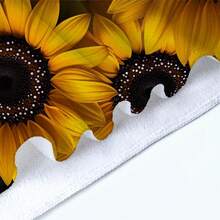 1条向日葵沙滩巾，超柔软超细纤维特大号沙滩毯，超强吸水浴巾，适合旅行、游泳池、潜水、冲浪、瑜伽、露营，多种尺寸可选，沙滩、泳池、旅行、露营、瑜伽用品 - 彩色 - 查看 9