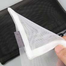 CALLARON 3 piezas Bolsa de Lápices de Nylon con Malla Transparente Estuche de Lápices con Cierre Organizador Portátil de Útiles Escolares Negro y Gris para Estudiantes y Profesionales - como en la foto - Ver 9