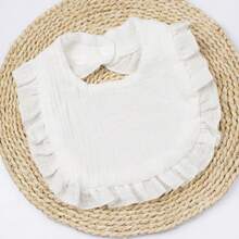 Customized Text Logo Simple Floral Baby Bibs, Perfect Gift For Newborns, Essential For New Parents - Multicolor - View 18