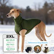 1pc Pet Hoodie, New Pet Clothes, Solid Color Patchwork Pet Dog Clothes, Warm High Collar Dog Apparel - Multicolor - View 25