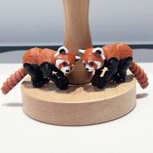 3D Printed Cute Panda Figurine, Plastic Desk Decor Sculpture, Holiday Gift - Multicolor - View 5