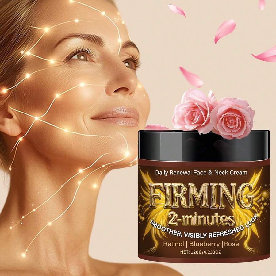 120克视黄醇、蓝莓玫瑰面颈霜，深层滋润滋养，细致毛孔，淡化细纹，提亮肤色，紧致提升肌肤 - 視黃醇 - 查看 1