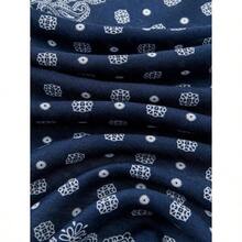 1pc Simple Printed 70cm Square Scarf New Spring Bandana For Women Versatile Waist Belt Bag Decor Headband Fashion Neckerchief For Dress - Màu Đỏ Sâu - Xem 4