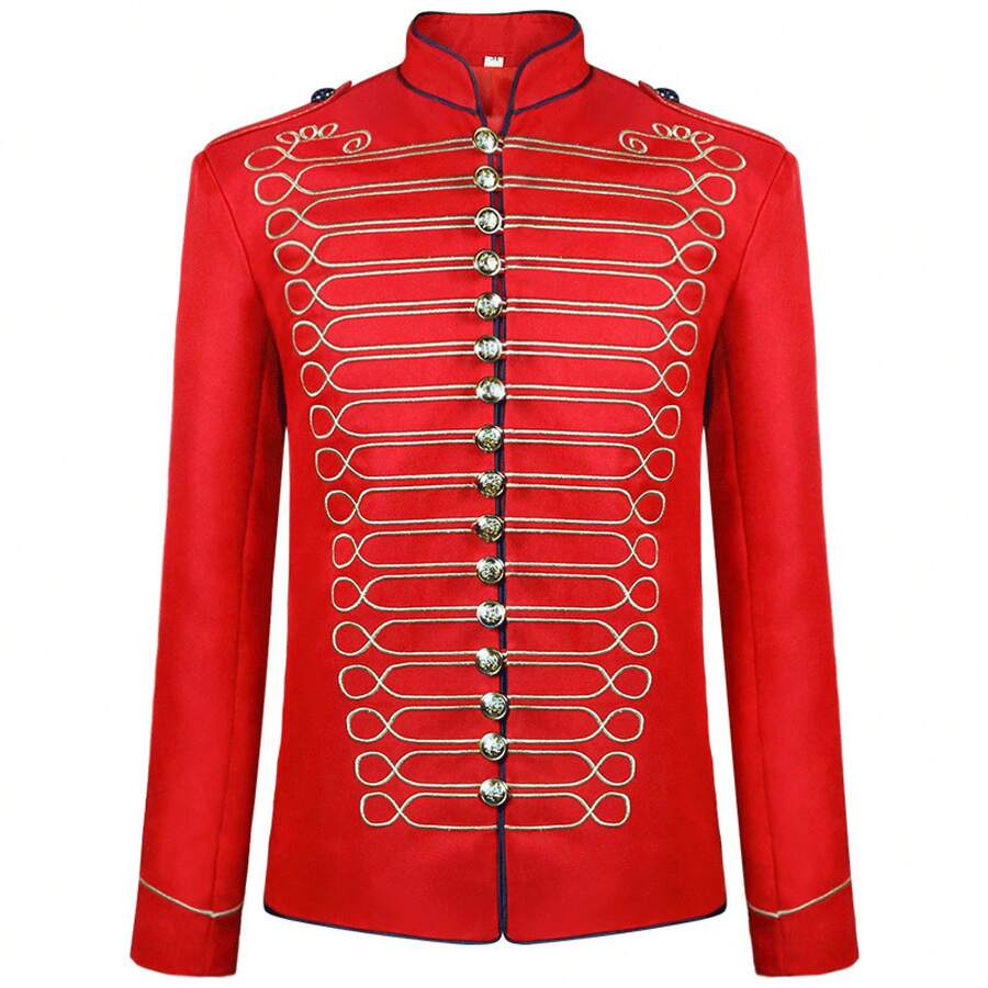 Men Cosplay Clothing - Red - View 1