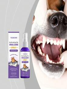 狗狗牙齿喷雾 - 温和护理，清洁口腔，保持口气清新，日常护理喷雾；宠物口腔护理液 - 温和清洁宠物牙垢，清新口气，清洁牙齿 - 彩色 - 查看 4
