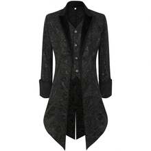 Men Cosplay Clothing - Black - View 2