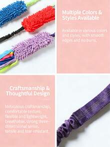 1包什锦发声狗狗磨牙玩具 - 耐用防撕裂，清洁牙齿，适合大型犬，非常适合训练和日常玩耍，毛绒狗狗玩具，情人节宠物活动的完美礼物