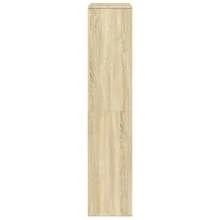 vidaXL Biblioteca chêne sonoma 100x33x156,5 cm ingeniería de la madera - Marrón - Ver 5