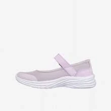 Skechers Girls' Velcro Mary Jane Breathable Mesh Casual Shoes - Pink - View 3
