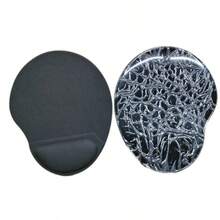 Silicone Wrist Rest Pad Mouse Pad, Office Home Laptop Computer Ergonomic 3D Soft Memory Foam Desk Mat