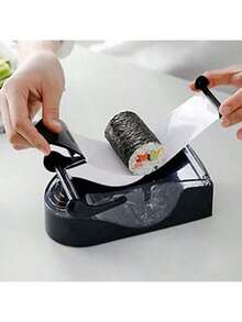 Molde para sushi, perfecto para hacer rollos de sushi caseros en la cocina, para armar uno mismo – Negro, 1 unidad - Negro - Ver 2