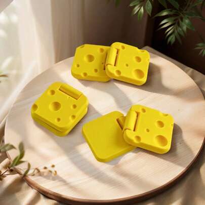 3D打印芝士滑块减压玩具，办公桌摆件，压力释放小工具 - 缓解压力