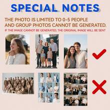 1幅定制2D平面框帆布墙画，趣味卡通肖像画，夸张滑稽的动漫人物肖像墙饰，情侣、朋友、家人、宠物、办公室和家居装饰的理想礼物 - 彩色 - 查看 8