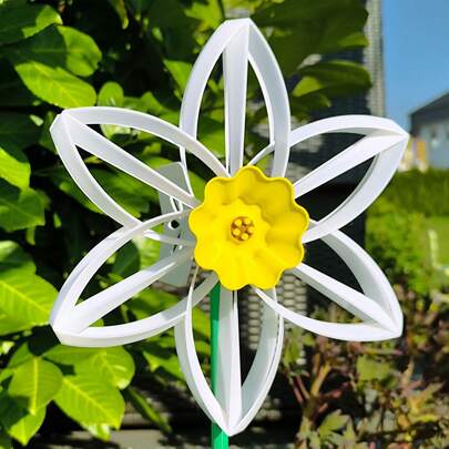 复活节钟形风车 | 自调节涡轮机 | 水仙花螺旋桨花园装饰品