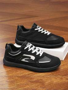 Giày thể thao cổ thấp casual mới năm 2025, giày phong cách sống năng động. - màu đen - Xem 7