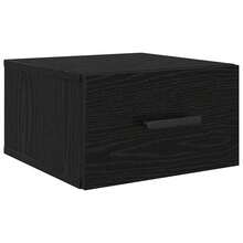 vidaXL Armoire de chevet 2 pcs Chêne noir 35 x 35 x 20 cm - Noir - Voir 6
