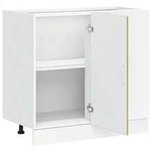 vidaXL Mueble bajo de cocina Lucca chêne sonoma madera de ingeniería - Marrón - Ver 5