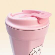 Miniso Cốc cà phê hoạt hình Chiikawa Series (Chiikawa/Hachiware/Usagi) 360mL/12.17oz, Chất liệu, Thiết kế nhỏ gọn, Thích hợp cho việc uống nước hàng ngày, Cốc nước dễ thương (1 chiếc) - Màu Hồng baby - Xem 5