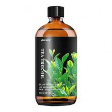 AURANY Tea Tree Essential Oil, Tea Tree Oil Multipurpose Body Massage Oil, Natural Moisturizing Oil For Skin Care And Relaxing Shower Use, Lightweight Non-Greasy Formula For Face And Body, Suitable For All Skin Types, Daily Care Essential Oil, 30ml / 100ml - Tasteless - View 9