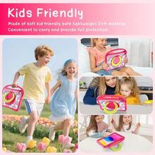 MX  Cute Case For IPad 11th Gen A16 11" 2025/ 10th Gen 10.9" 2022 Shockproofweight Cover With 360° Rotating Kickstand Cartoon Design Protective Case For Girls And Boys (Pink) - Hồng - Xem 4