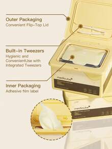 Medicube 60秒亮白保湿日常面膜，30片装，轻薄透明面膜布，蕴含四重维生素C复合物+烟酰胺+沙棘提取物，提亮肤色，均匀肤色，舒缓保湿，适合暗沉肌肤，早晚均可使用，通勤应急护理 - 高濃維 C 每日速補面膜 350g - 查看 3