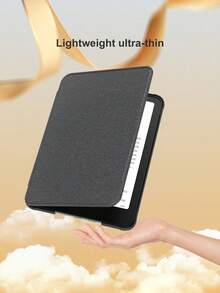 This Kindle Case Is Compatible With Kindle 6-Inch 11th Generation (2022-2024) And 10th Generation (2019), Kindle Paperwhite 5/6/7th Generation (2012-2015) And 10th Generation (2018), 7-Inch 12th Generation (2024), And 6.8-Inch 11th Generation (2021). Fashionable And Minimalist Design, Specially Made For E-Books. Made Of PU Leather And TPU Material. Color: Black. - Black - View 3