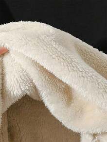 男士加厚抓绒字母印花圆领套头卫衣，长袖，常规版型，户外休闲，男士冬季服装，男士外套，优质面料，专为户外活动设计，男士必备外套，秋冬季