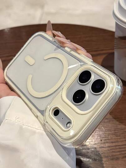 New Premium Magnetic Clear Acrylic Phone Case Compatible With IPhone 17 16 15 14 13 12 Pro Max 14 15 16 Plus 17Air 11 Wireless Charging Transparent Shockproof ArmorCover