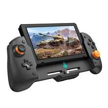 「Funny Holiday Gifts」Switch Controller Grip For Switch - Ergonomic Handheld Controller With Six-Axis Gyroscope, Twin Motor Vibration, Type-C Charging, Anti-Drift Design - Ideal For Travel & Long Play Sessions - Black - Black - View 2