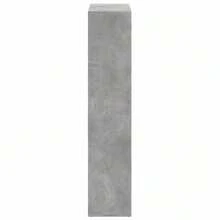 vidaXL Étagère séparée de pièce gris béton 69,5x29x137,5 cm - Gris - Voir 6