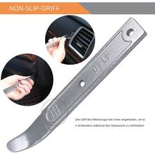 4140 Metal Pry Bar Tool Kit, Pocket Mini Pry Bar Automotive Interior Trim Removal Tool Set - Silver - View 5