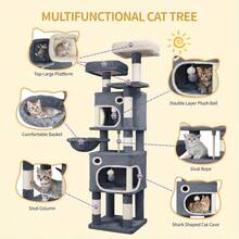 Katzenbaum & Kratzbäume - Dunkelgrau - Übersicht 11
