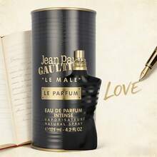 Jean Paul Gaultier Le Male EDP Intense (125ml) - Distinctive Muscular Bottle | Premium Men's Fragrance For Gifting - Black - View 3