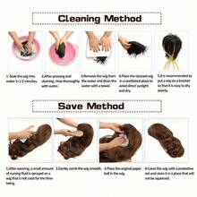 Cleopatra Cosplay Wig With Headdress - Egyptian Queen Costume Wig, Straight Black Synthetic Hair With Bangs, Golden Accents & Beads For Halloween, Renaissance Fairs, Themed Parties (Includes Headpiece) - 黑色的- - 查看 9