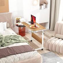 Escritorio Portátil para Laptop, Mesa Móvil con Ruedas y Altura Ajustable -Cama, Sofá | 58x33x4 cm | Fácil Montaje | Blanco (Blanco1) - por defecto - Ver 7