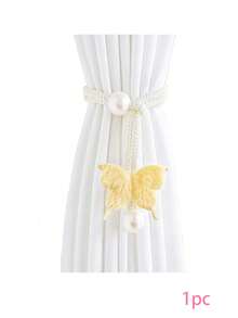 1/2件装可爱蝴蝶樱花装饰窗帘绑带，门帘，咖啡帘，遮阳帘，蚊帐帘绑带，迷人公主房装饰收纳带，婴儿房装饰 - 彩色 - 查看 12