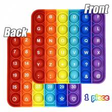 字母数字学习手指玩具，泡泡拼写游戏，ABC教学工具，益智玩具，文具，儿童礼物，返校课堂用品