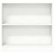 vidaXL Bibliothèque blanc 80x24x75 cm ingegneria del legno - Bianco - Visualizzare 5