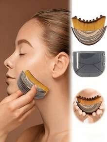 2/1pc Lymphatic Face Brush And Body Brushes , Dry Brushing Tool For Face, Chin And Jawline Lymphatic Drainage Massage, Precisely Contours Skin, Reduces Puffiness, Dark Circles, Relieves Fatigue, Brightens Complexion, Ergonomic Design,(Continuous Use Will Show Results),Beauty,Skin Care Products,Spa,Self Care,Skin Care Tools,Face Care,Esthetician Supplies,Massage,Face Massage Tool,Face Roller