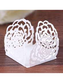 5pcs Chocolate Candy Lace Paper Box Set, Elegant Dessert Cup, Mother's Day Packaging Box, Candy Box, Chocolate Packaging Box, Party Favors, Birthday Decor, Wedding Decor, Party Supplies, Anniversary, Baking Tools, Home Kitchen - Multicolor - View 6